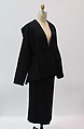 Ensemble, Gilbert Adrian (American, Naugatuck, Connecticut 1903–1959 Hollywood, California), wool, silk, metal, synthetic, American
